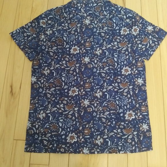 Abercrombie & Fitch button up linen blend shirt S - Picture 4 of 15